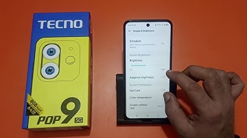 tecno pop 9 me Auto brightness kaise band Kare | how to disable auto brightness in Tecno
