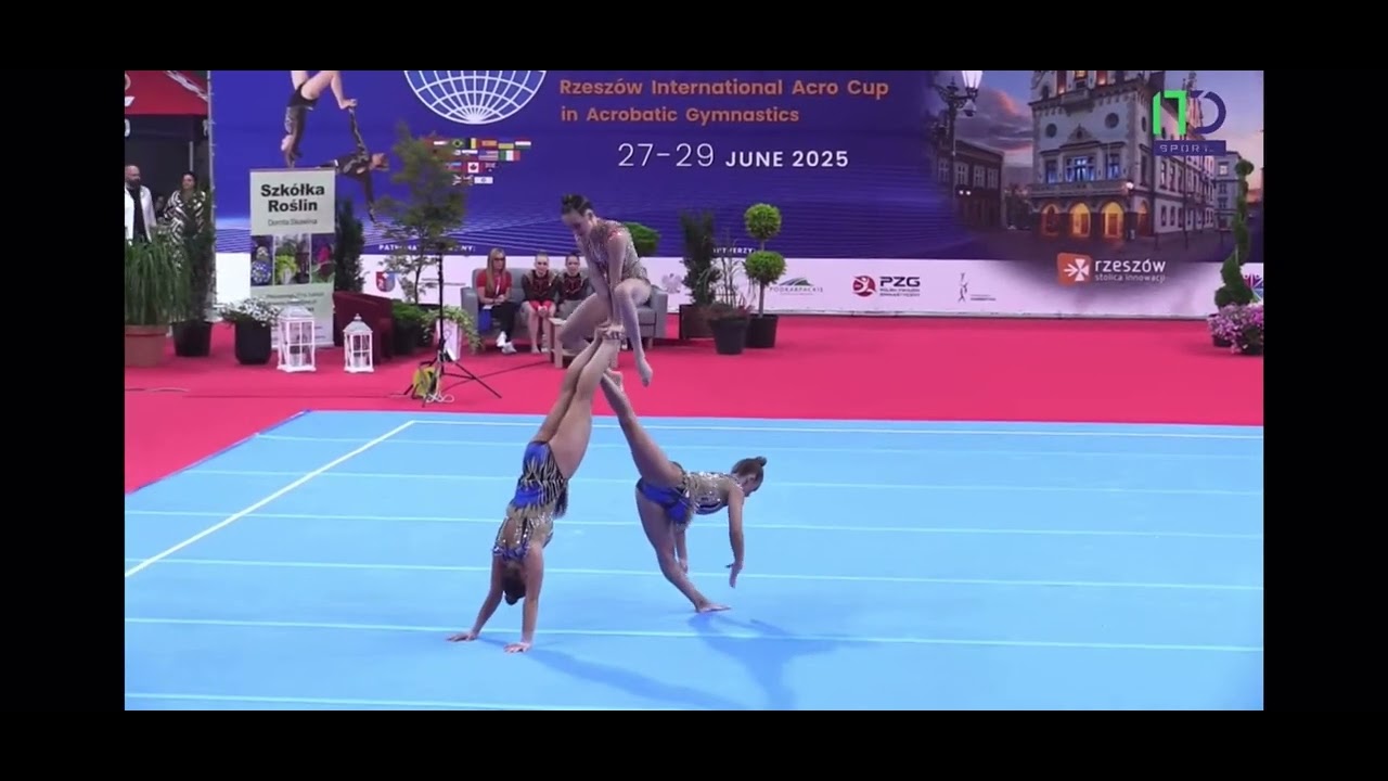 Rzeszów FIG Acro World Cup - Women's Group - GBR1 - Combined Final