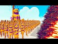 100x Poppy Playtime - Cat-Bee + 1x GIANT vs 3x EVERY GODS - Totally Accurate Battle Simulator TABS