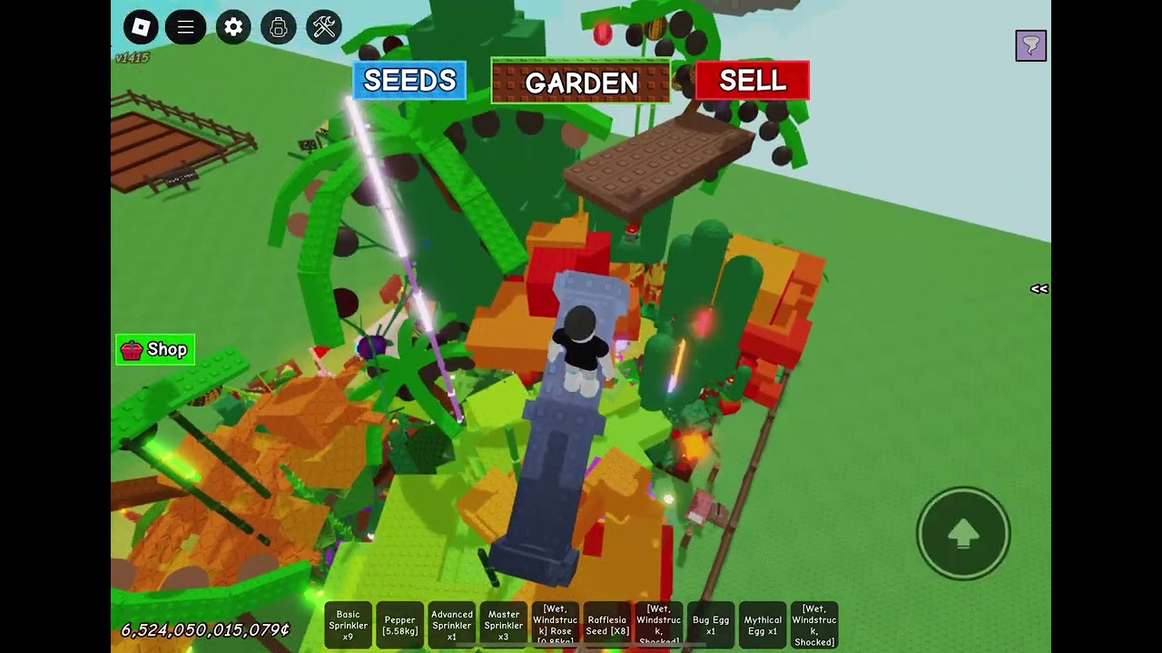 Finishing my hobby in grow a garden part 3￼￼