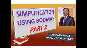 Simplification Using BODMAS II Part 2 II Order of Operations #simplification #bodmas