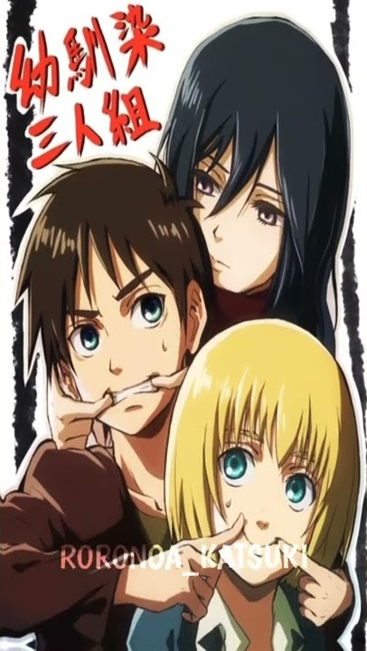 EREN X MIKASA X ARMIN🥀 // ATTACK ON TITAN🔥 //DJ SOIBAH KU🎶// JEDAG JEDUG ANIME✨ Req @fv.lolichaa_