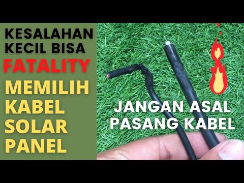 Video: Apakah wayar yang anda gunakan untuk panel solar?