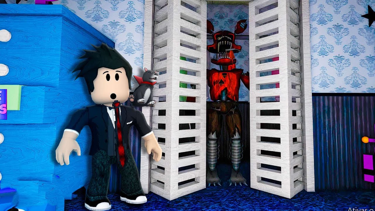 QUARTO COM FNAF ANIMATRONIC | Roblox - Five Nights at Freddy's 4 - YouTube