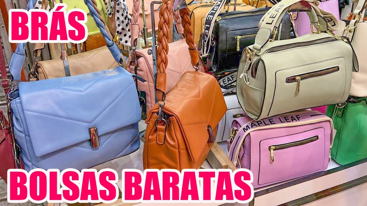BRÁS - BOLSAS SUPER BARATAS E BONITAS NO SHOPPING VAUTIER POPULAR