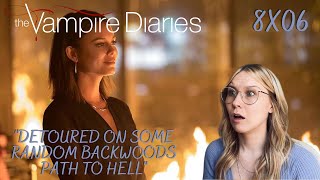 The Vampire Diaries S08E06 - Detoured On Some Random Backwoods Path to Hell Reaction