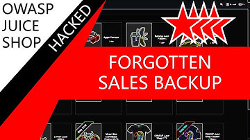 ★★★★ Forgotten Sales Backup (Sensitive Data Exposure)