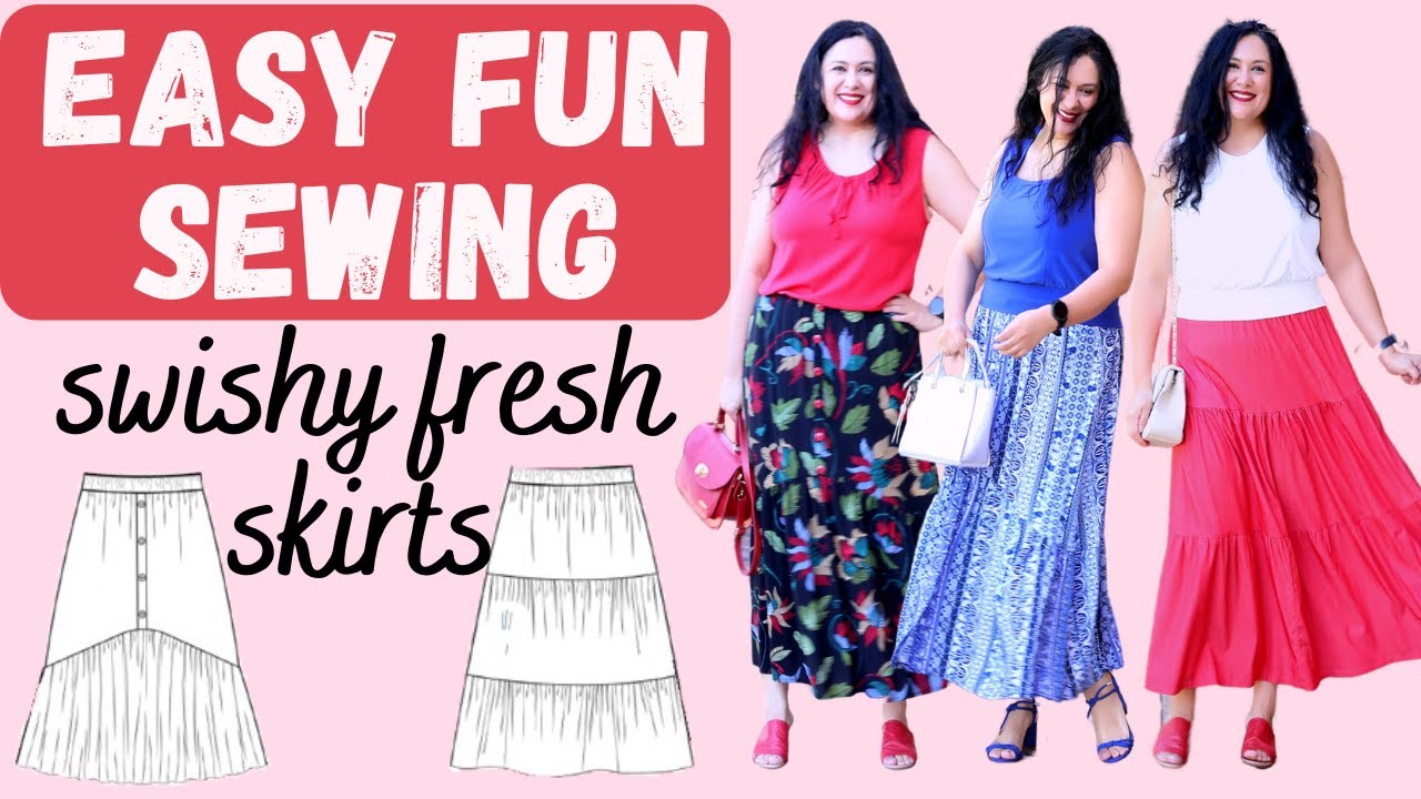 PULL UP fresh SWISHY skirts! 3 Caprice (Love Notions). Pockets