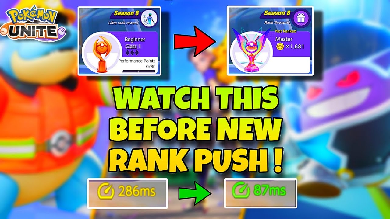 WATCH THIS VIDEO BEFORE NEW SEASON RANK PUSH IN POKEMON UNITE - YouTube