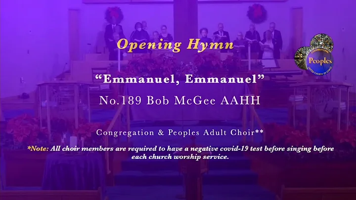 Sunday, December 11, 2022, Rev. David Bowers, Gues...