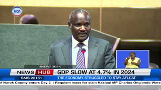 Kenya's GDP slow at 4.7% in 2024