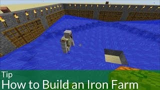 Tip: How to Build an Iron Farm in Minecraft