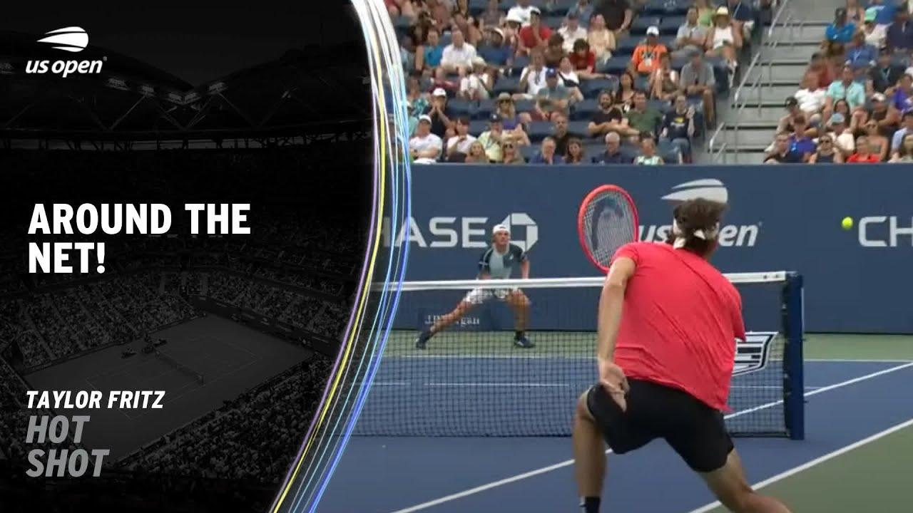 Taylor Fritz's Incredible Around-The-Net Shot! | 2023 US Open