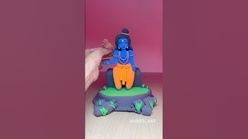 Ram ji making with super clay 🥰 Ramnavmi Special 🌺🙏 Jai shree Ram #ramnavami #shorts #clayart