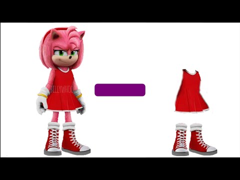 AMY ROSE - ALL CLOTHES = ??? | SONIC SEXY ANIMATION