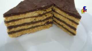 كيكة البسكويت بزبدة الفول السوداني Chocolate Peanut Butter Bar