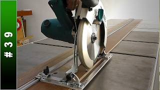 Homemade Track Saw  DIY Guide Rail for Circular Saw