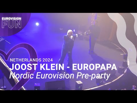 Joost Klein - Europapa (Nordic Eurovision Pre-party) |EurovisionFun