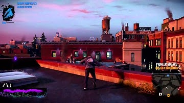 Infamous Second Son some not so pretty paper textures flying around