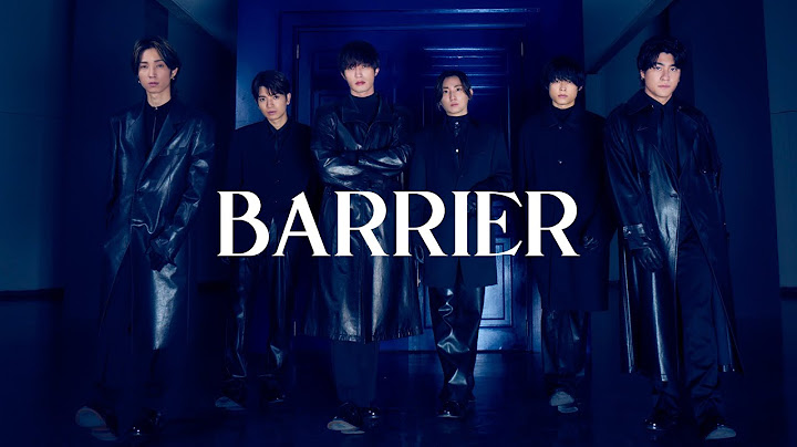 SixTONES (w/English Subtitles!) BARRIER [YouTube ver.]