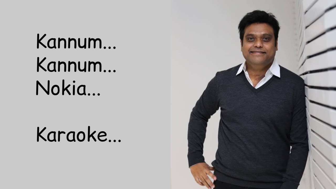 Kannum Kannum Nokia Karaoke Anniyan Harris Jayaraj HighQuallity Vikram Shankar