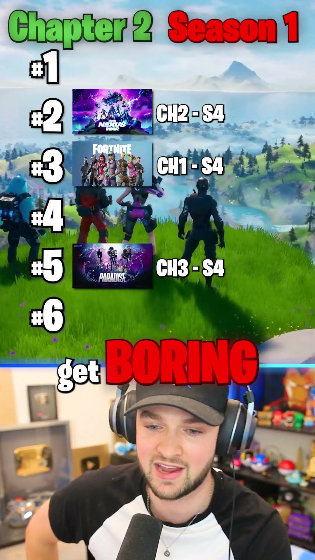 Ranking Fortnite Seasons, But You Can't Change