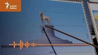 Aşgabatda Ýene Bir Itiň Heýkeli Dikiler