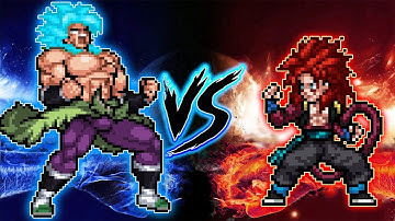 👺GOGETA SSJ4 XENO OP VS BROLY DBS OP V.2 IN JUMP FORCE MUGEN