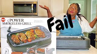 POWER XL Smokeless Grill comprehensive REVIEW & COOK! USELESS GIFT or  USEFUL GADGET?! You decide 