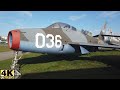 Republic f84f thunderstreak fighter  bomber in depth 4k