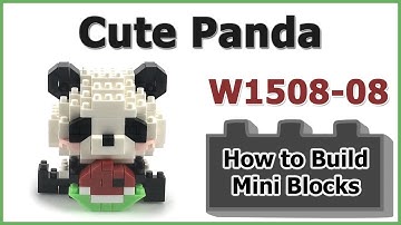 How to Build Mini Blocks Panda W1508-08 Review Instructions Specifications