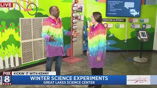 What kind of winter science experiments does Kenny have up his sleeve?