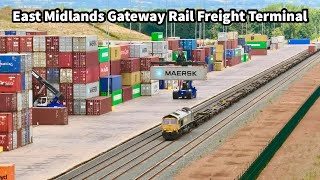 East Midlands Gateway Rail Freight Terminal - WATCH the Loco & Container Moves 06/07/2022