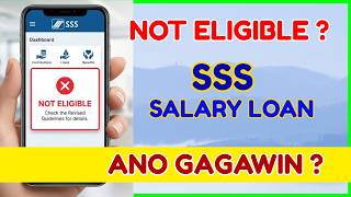 Sss Loan Not Qualified  Bakit Hindi Ako Makapag Loan Sa Sss Salary Loan And Calamity Loan Tutorial