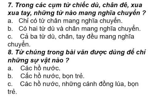 Tiếng Việt 5 - Tuần 28 - Bài 28C: Ôn tập 3 (T1)