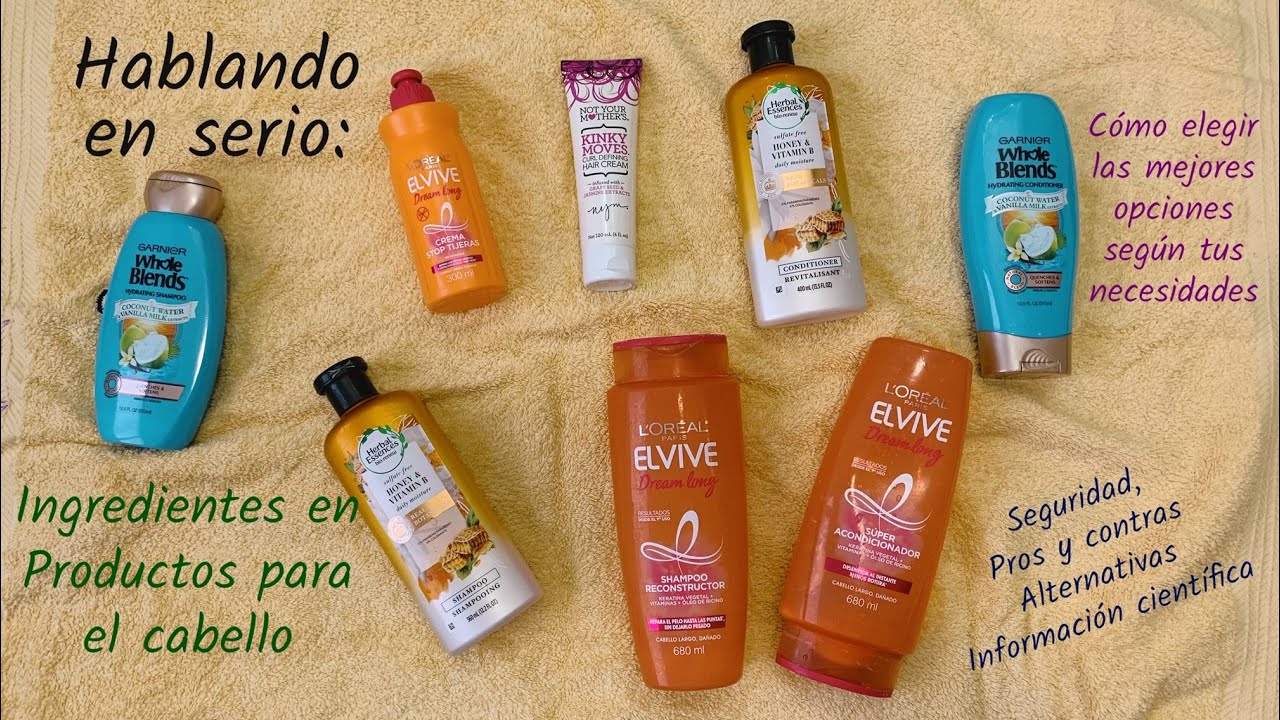 Hablando En Serio: Ingredientes de productos de cabello| Andy ML