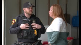 Mother reunites with officer who first informed her about her son's death after social media search