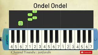 Ondel Ondel Not Pianika Lambat