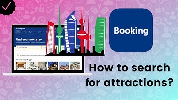 How to search for attractions on Booking.com?