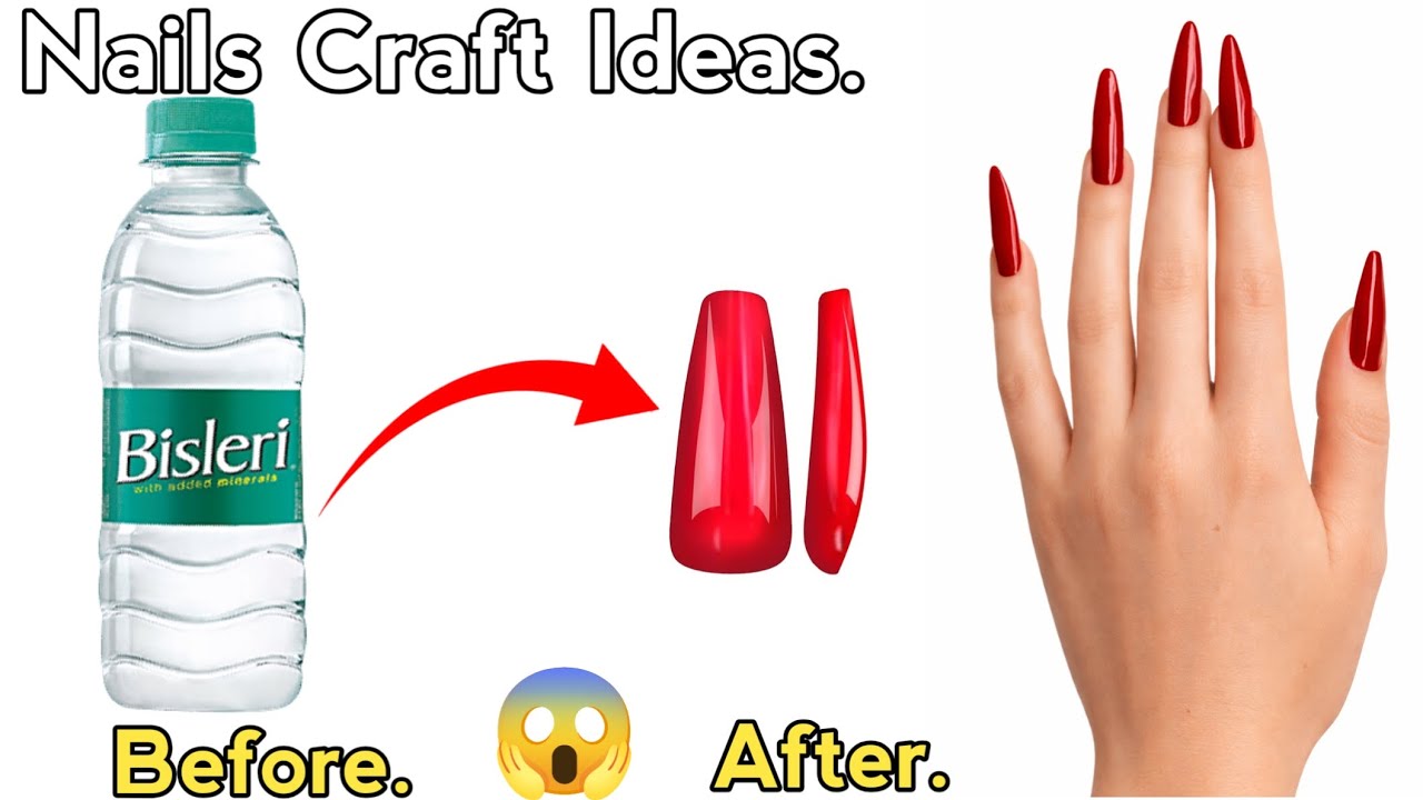 Easy Nails At Home ? Nakali Nakhun Kaise Bante Hai ?#NakaliNakhun.#NailCraft