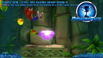 Crash Bandicoot 2 Cortex Strikes Back - All Colored Gem Locations (Blue, Red, Green, Yellow, Purple)