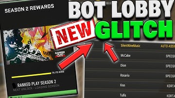 *UPDATED* NEW RANKED PLAY BOT LOBBY GLITCH IN MW2! RANKED PLAY BOT LOBBY CAMO GLITCH AND MORE!