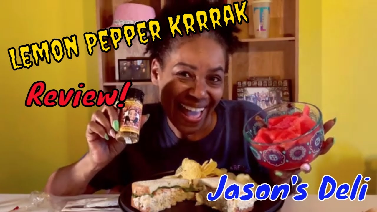 Jason's Deli Is Free And Good! SteelCityMukbang Lemon Pepper Krrrak