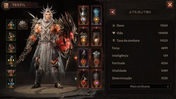 Diablo Immortal/Build PVP Cruzado/Habilidades/Itens lendários