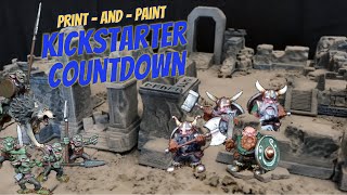 Print and Paint  |  Kickstarter Countdown #1-8