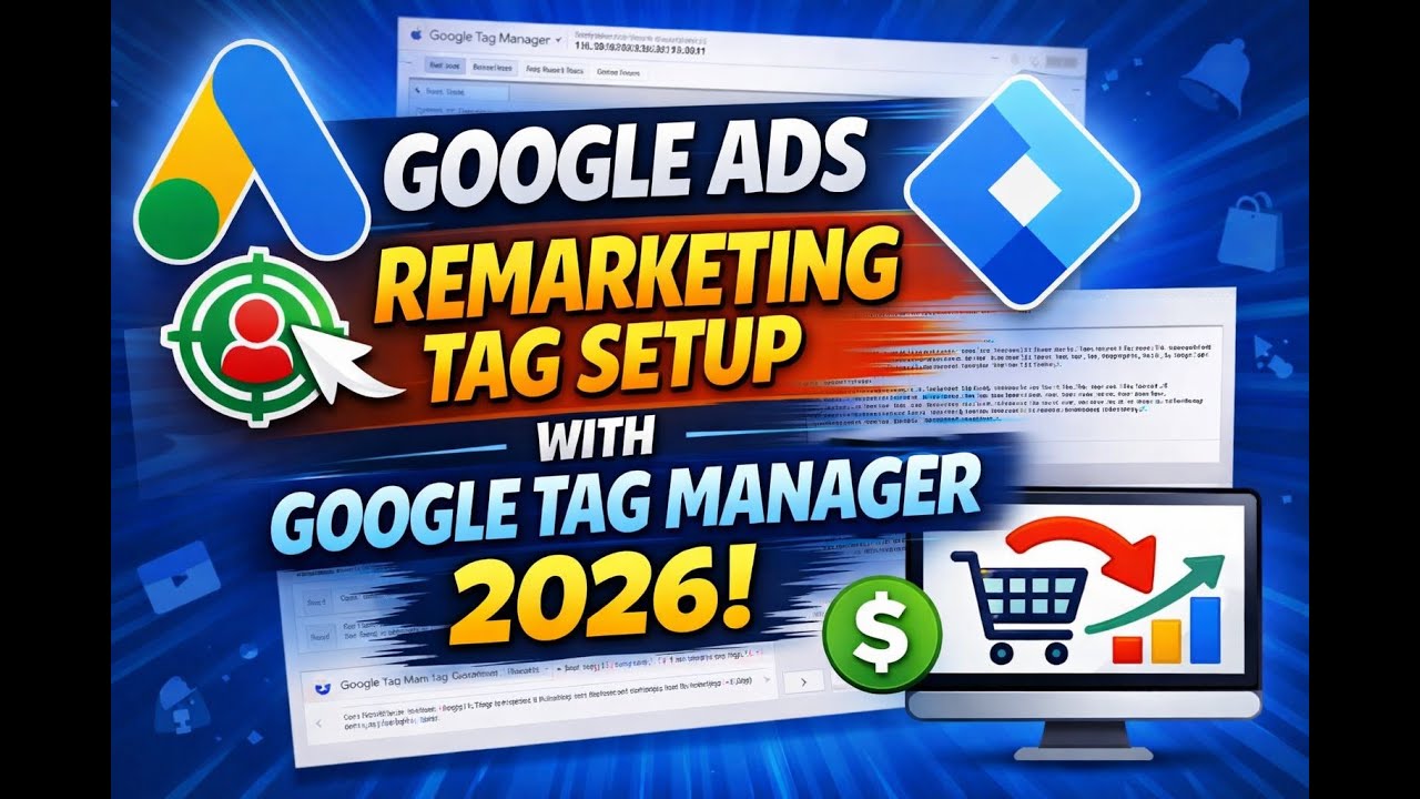 Google Ads Remarketing Tag Setup with Google Tag Manager (2026) | Step ...
