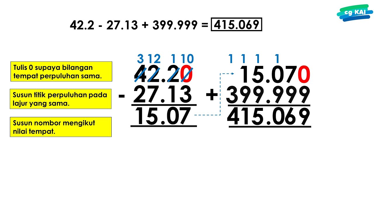 Darab Perpuluhan Tahun 5 Youtube