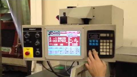 20" X 40" BRIDGEPORT TWO-AXIS CNC/MANUAL FLAT BED LATHE