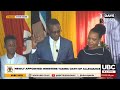CABINET SWEARIN IN: KIRYOWA KIWANUKA & MUSENERO SWORN IN AS MINISTERS AT STATE HOUSE