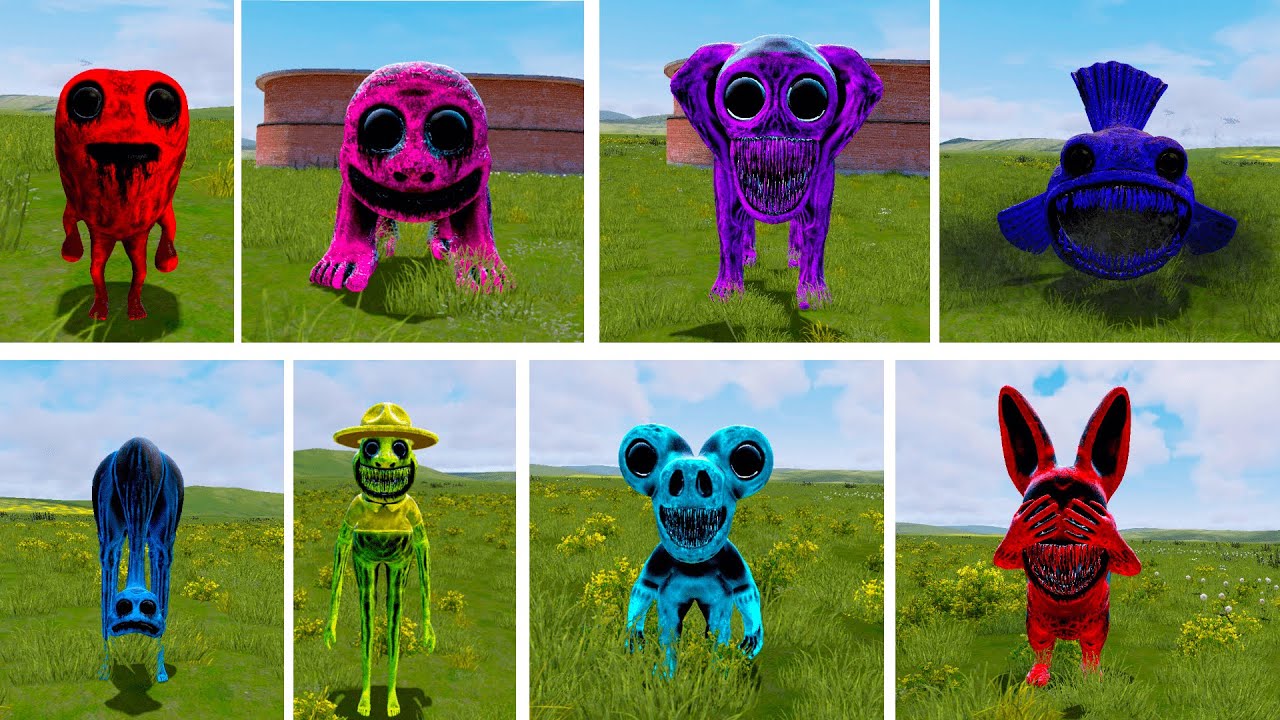 NEW ZOONOMALY ALL MONSTER FAMILY in Garry's Mod! - YouTube